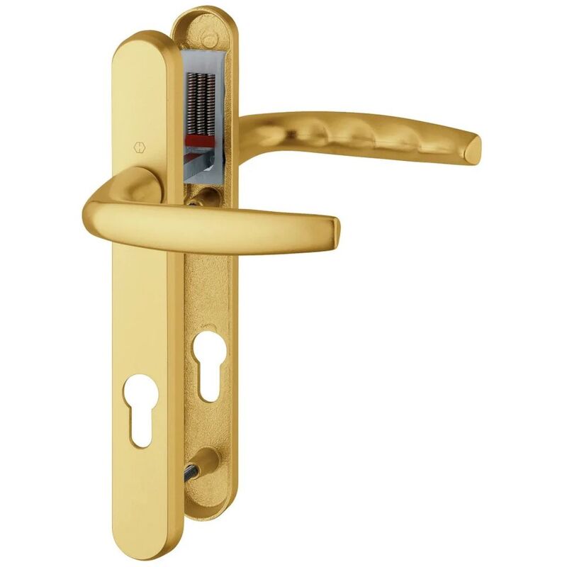 Atlanta Door Handle Set Anodised Gold - Hoppe