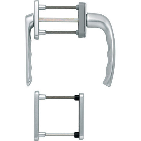 HOPPE Balkongarnitur NY 099KH/961N/U10/… Alu.F1 63-73mm 4-KT.7mm - 3273928