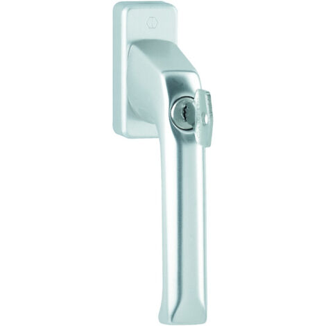 Hoppe DK-Fenstergriff, abschl, Druckzyl, VK7, ALU, 013S/U34, London, Secu100, mit VKstift, F1