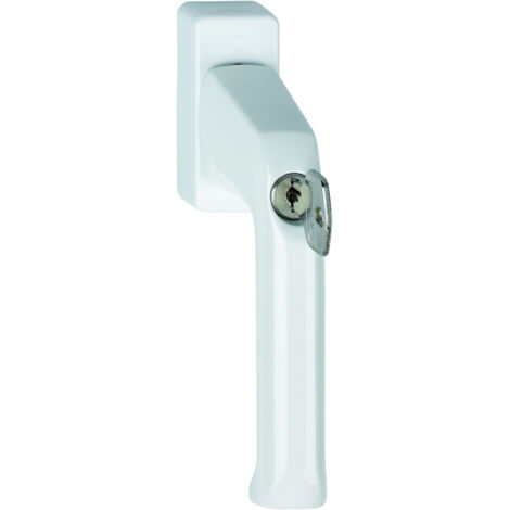 Hoppe DK-Fenstergriff, abschl, Druckzyl, VK7, ALU, 013S/U34, London, Secu100, mit VKstift, F9016