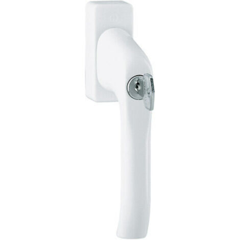 Hoppe DK-Fenstergriff, abschl, Druckzyl, VK7, ALU, 055S/U34, Palermo, mit VKstift, F9016