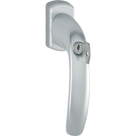 Hoppe DK-Fenstergriff, abschl, Druckzyl, VK7, ALU, 0810S/U10, New York, Secu100VKstift, F9016
