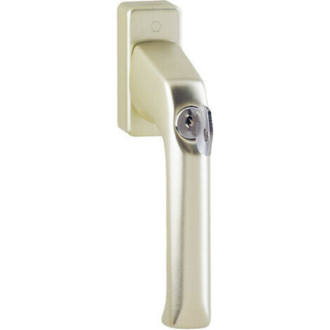 Hoppe DK-Fenstergriff, abschl, mit Druckzyl, VK7, ALU, 013S/U34, London, mit VKstift, verd.vers, F2