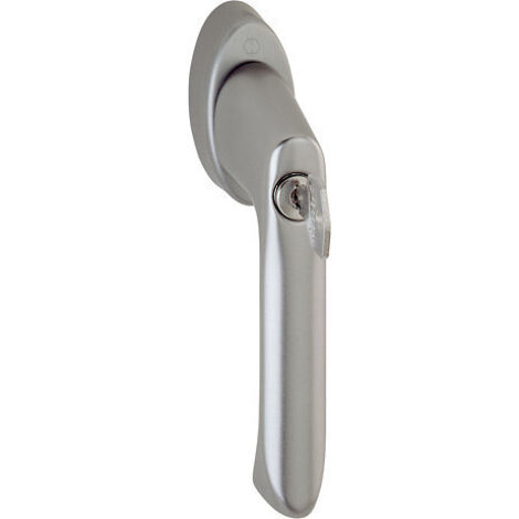 Hoppe DK-Fenstergriff, abschließbar, Brest 0739S/US954 100NM, 7/32-42, F9