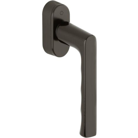 HOPPE DK-Fenstergriff Hamburg 0700/UD9020 mit ovaler Rosette VK7x32-42,F8707