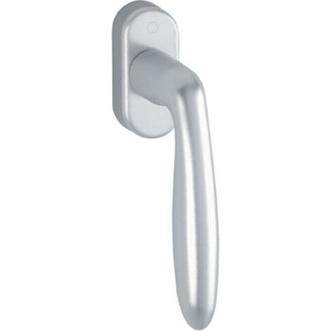 Hoppe DK-Fenstergriff, Stand., VK7, Aluminium, 0510/U26, Verona, mit VKstift, verd. verschr, F1