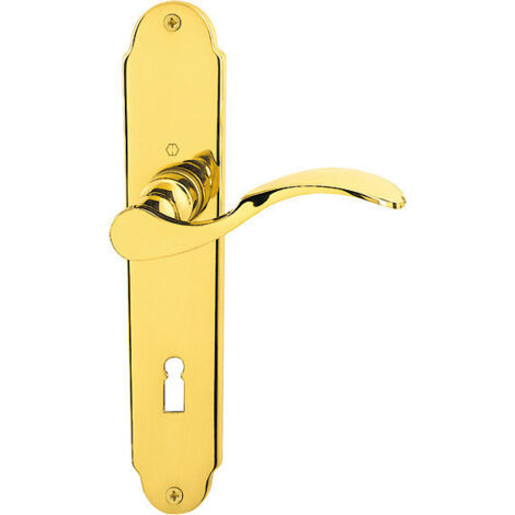 Hoppe Drückergarnitur Caracas,  M112SLN/2021,  Bb,  Messing