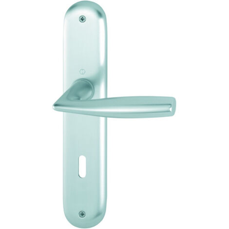 HOPPE® Drückergarnitur mit Langschild Vitória 1515/273P, Aluminium, 2786721
