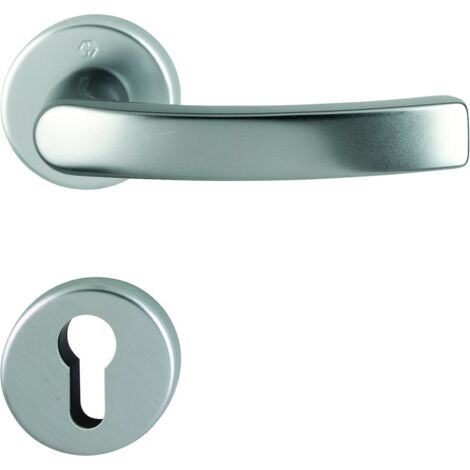 HOPPE® Drückergarnitur mit Rosetten Luxembourg 199/42KB/42KBS, Aluminium, 11908312