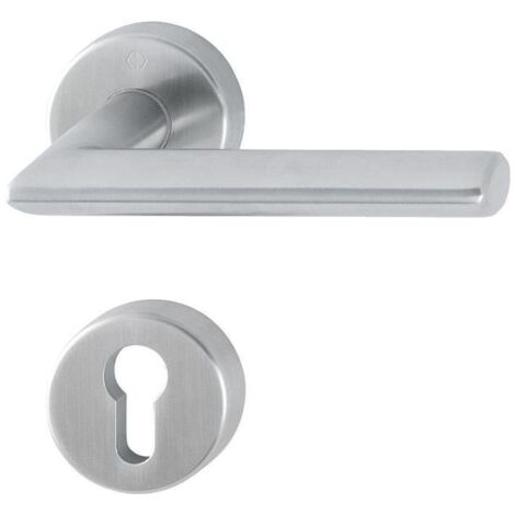 HOPPE® Drückergarnitur mit Rosetten Stockholm E1140/42H/42HKVS, Edelstahl, 10720319