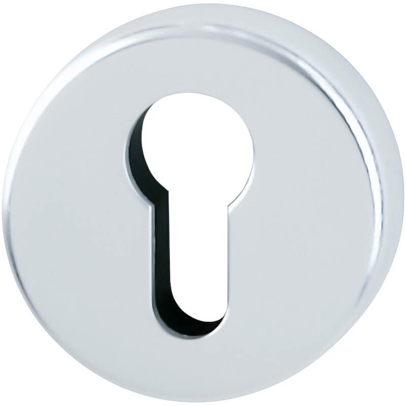 Hoppe - Duraplus 42KS Escutcheon and Turn 52mm Aluminium Silver