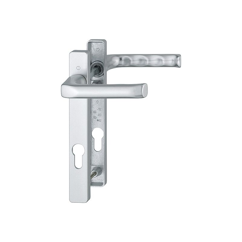 Hoppe - Duraplus London Euro Handle Set 206 x 26mm Silver