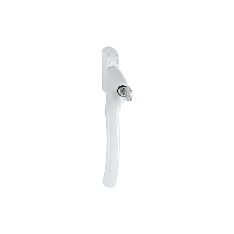 Hoppe - Duraplus Tokyo Espagnolette Left Handed Window Handle Alumunium - White