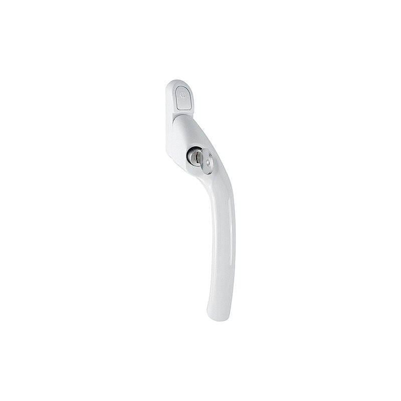 Hoppe - Duraplus Tokyo Espagnolette Right Handed Window Handle Alumunium - White