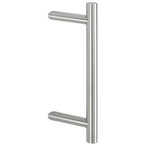 HOPPE E5011 - Maniglia a barra, in acciaio inox opaco, versione dritta, per porta di casa, 2011061