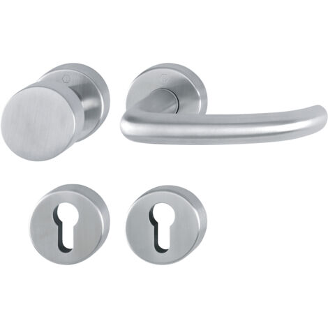 HOPPE Edelstahl-Rosetten-Wechsel-Garnitur  San Francisco  GRT/F69/8/PZ/40-45/FEST/KA-RF - 10720634
