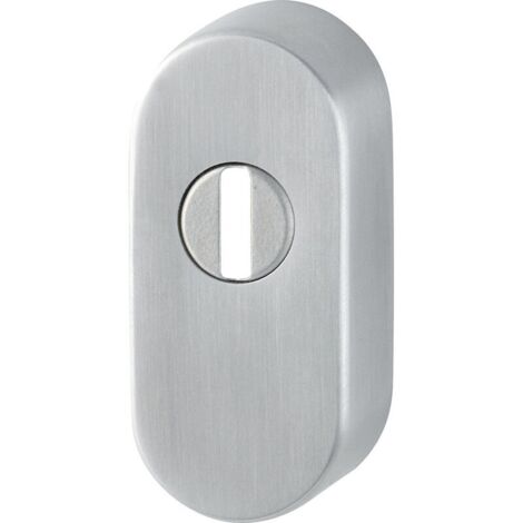 HOPPE Edelstahl-Schutz-Schiebe-Schlüsselrosette mit Zylinder-Abdeckung für Profiltüren 11/KNS/F69/4.5-5.5/PZ - 2881796