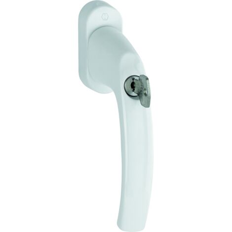 HOPPE® Fenstergriff absperrbar Atlanta 0530S/U26 TBT4, ohne Schrauben, Aluminium, 3167640