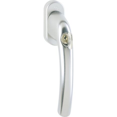 HOPPE® Fenstergriff absperrbar Tôkyô 0710S/U26 TBT1, ohne Schrauben, Aluminium, 2071048