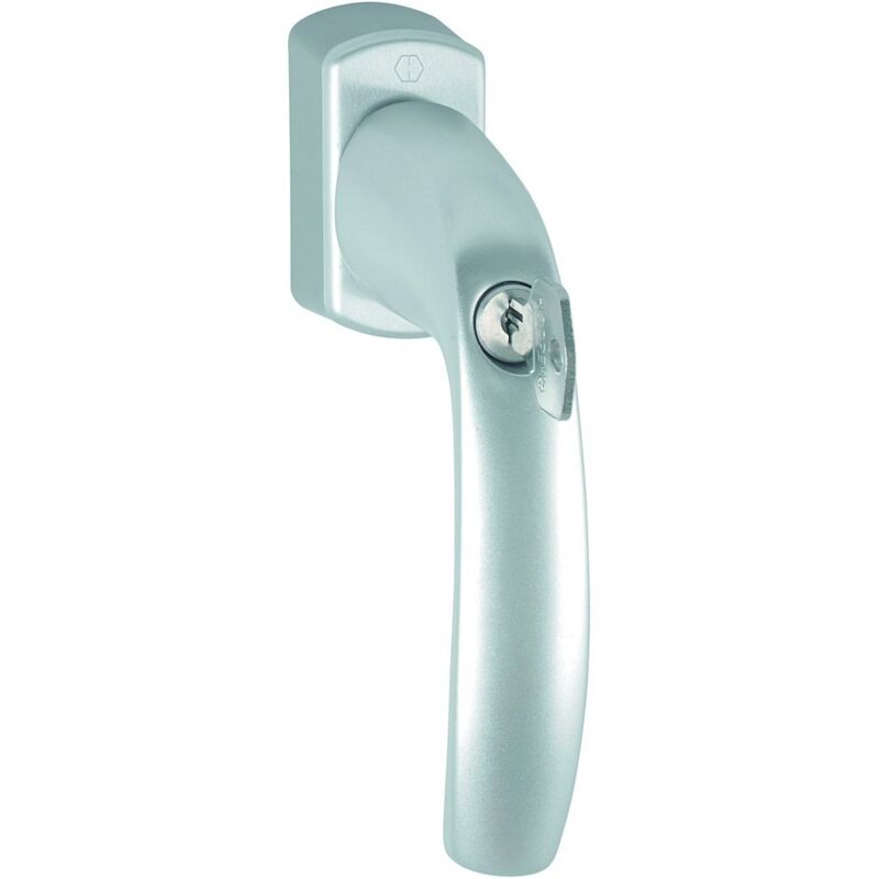 HOPPE Secustik Variofit Fenstergriff NY 0810S/US10 100Nm Alu.F1/naturf. VK7 abschl.HOP - 10764194