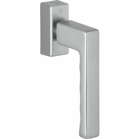 HOPPE Fenstergriff TOULON SecuForte, VK 32-42 mm, Aluminium edelstahlfarbig matt