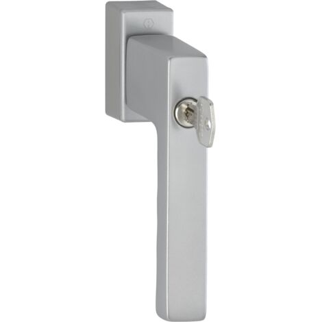 HOPPE Fenstergriff TOULON Sperrzylinder Secustik, VK 32-42 mm, Edelstahl Effekt