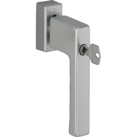 HOPPE Fenstergriff TOULON Sperrzylinder, VK 32-42 mm, Aluminium Edelstahl Effekt