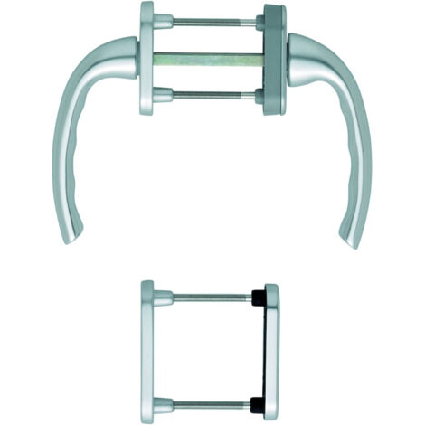 Hoppe Fenstertür-Griffgarnitur 0710RH/66N/U26/0710 F1F1 N12A7503 7 PZ63-68