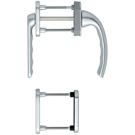 Hoppe Fenstertür-Griffgarnitur Garnitur 099KH/66N/U26/0710 F1F1 N12A7503 7 PZ 63-68