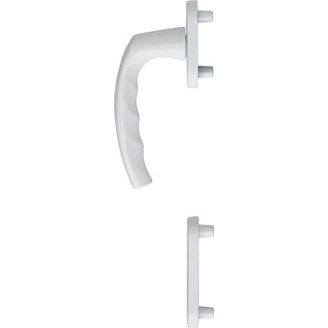 HOPPE® Fenstertürgriff-Halbgarnitur Atlanta 0530/66N/66NS, außen, Aluminium, 11813325