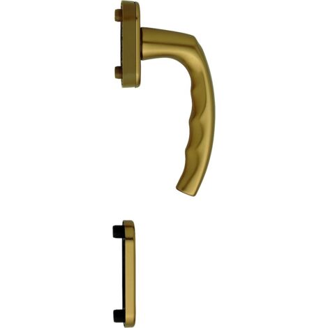 HOPPE® Fenstertürgriff-Halbgarnitur Atlanta 0530/U26/49PNS, innen, Aluminium, 11813350