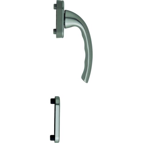 HOPPE® Fenstertürgriff-Halbgarnitur Tôkyô 0710/U26/49PNS, innen, Aluminium, 11813039