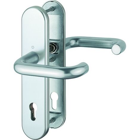 HOPPE® FH AP Schutz-Drückergarnitur mit Langschild Paris FS-138F/3331/3310, Aluminium, 3962942