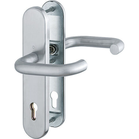 HOPPE® FH AP Schutz-Drückergarnitur mit Langschild Paris FS-E138F/3331/3310, Edelstahl, 3965553