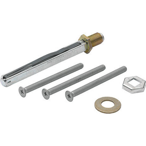 HOPPE® FH Befestigungsset für FS-Schutz-Wechselgarnituren ES1 (Knopf/Griff), VK 9 mm, Stiftlänge , Türdrücker, Haustür