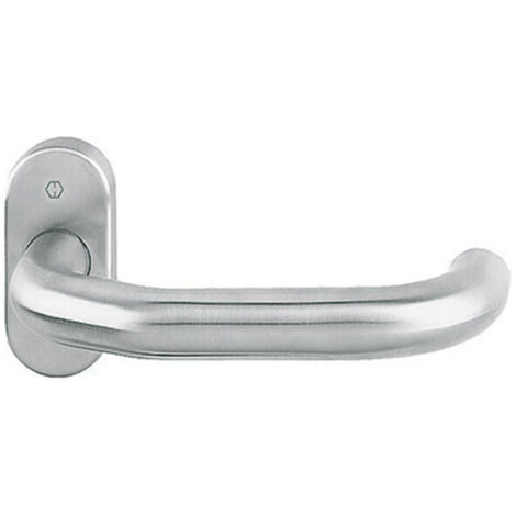 HOPPE FH-Drücker-Halbgarnitur Paris FS-E138GF/55,ov.,VK9 Edelstahl matt