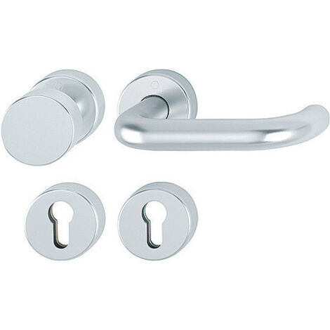 HOPPE® FH Wechselgarnitur mit Rosetten Paris FS-58/42H/42HS/138, Aluminium, 10726711