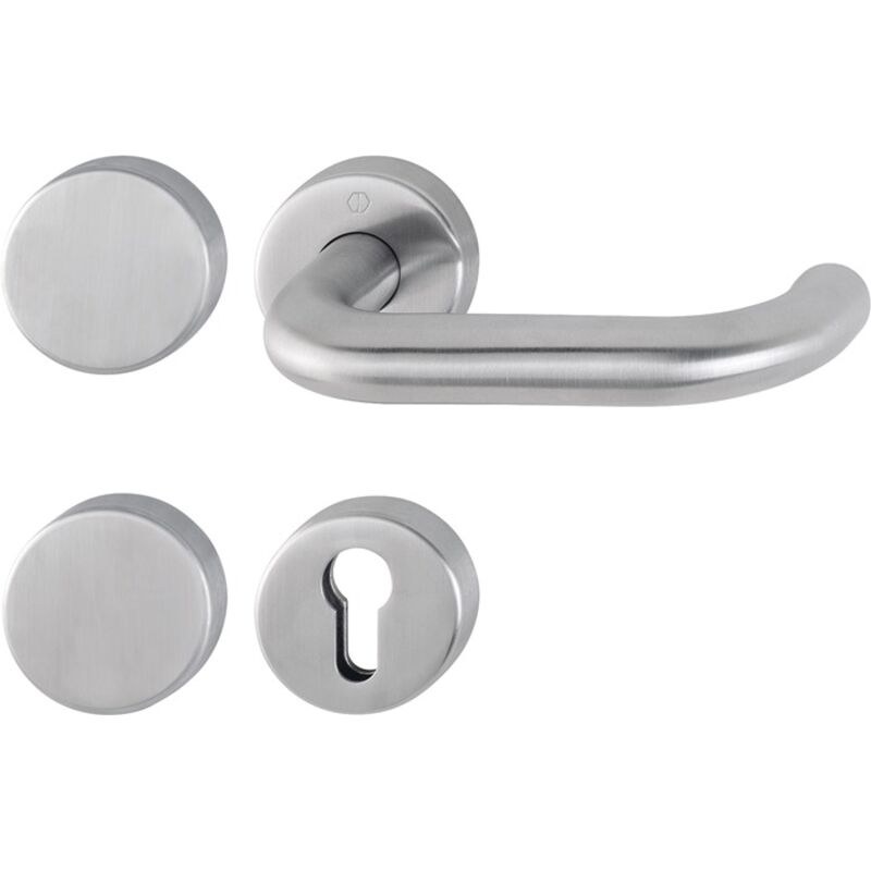 Hoppe - FS-Garnitur Paris FS-E138/42H/42HS va F69 -/d ts 40-65mm PZ/bl.rd.DIN l/r - 11665439