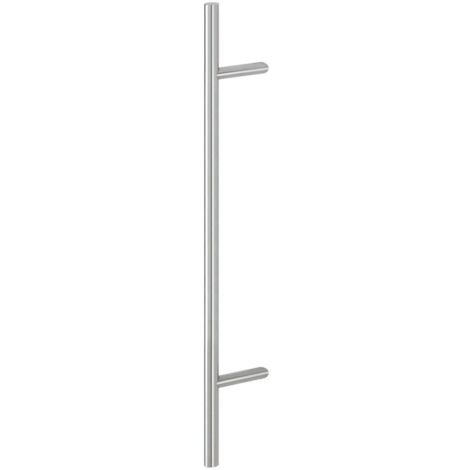 HOPPE HT-Stoßgriff E5012,gerade L1000, Durchmesser 30 Edelstahl matt