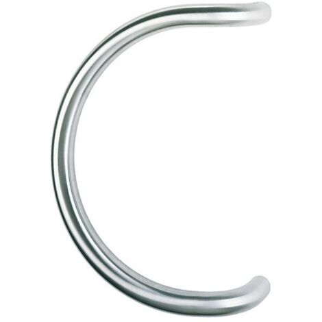 HOPPE HT-Stoßgriff E5310,Halbkreis L330, Durchmesser 30 Edelstahl matt