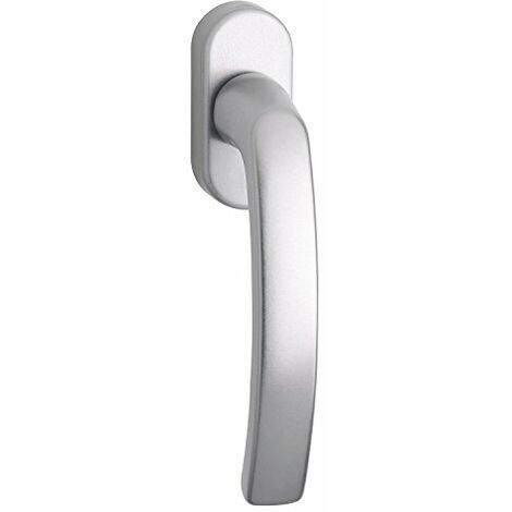 HOPPE maniglia per finestra Luxembourg – Secustik, VK 7 x 32 – 42 mm, in acciaio inox. Effetto –, 1 pezzo, 10761647