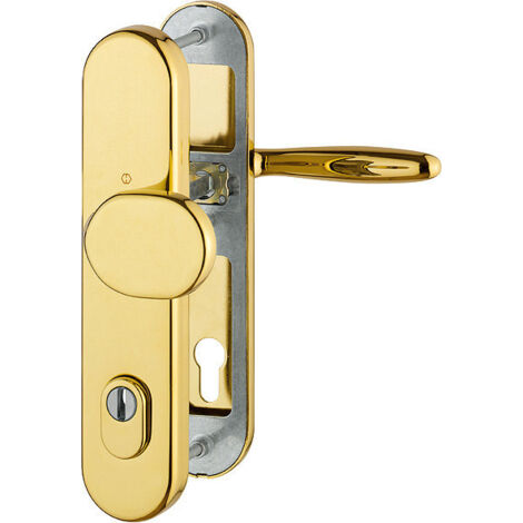 HOPPE Messing-Schutz-Langschild-Wechsel-Garnitur  Verona  GRT-SST/ES1/F77-R/10/PZ-92/67-72 - 3670579