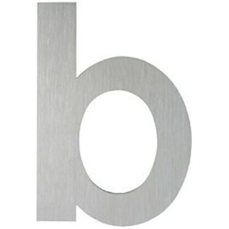 HOPPE OA-Hausnummer E610-621 Buchstabe b Edelstahl matt
