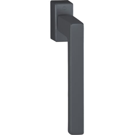 HOPPE Parallel-Schiebe-/Kipp-Griff TOULON Secustik, Aluminium schwarz matt