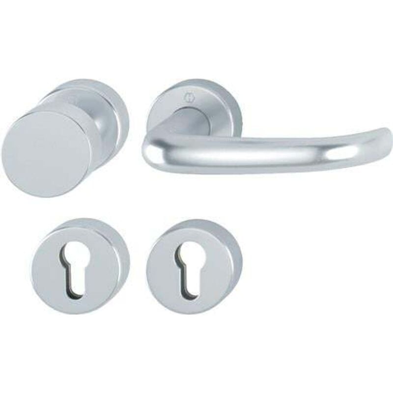 Hoppe - Garniture fs San Fran.FS-58/42H/42HS/1301 alu.F1 d/k ts 45-65mm pz rd. - 10726657