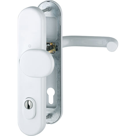 HOPPE® Schutz-Wechselgarnitur mit Langschild Paris 86G/3332ZA/3310/138, 10/92 mm, Aluminium, 3665999