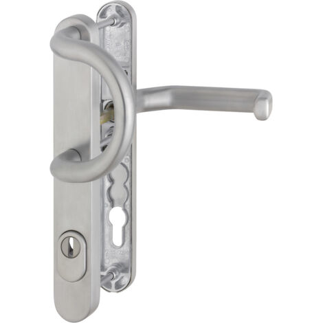 HOPPE® Schutz-Wechselgarnitur mit Schmalschild Liverpool E538G/3359ZA/3357N/1313G, Edelstahl, 2903414