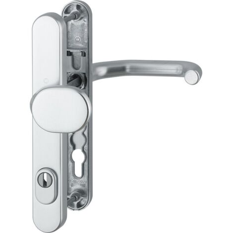 HOPPE® Schutz-Wechselgarnitur mit Schmalschild Paris RD-86G/3359ZA/3357N/138GF, Aluminium, 2851028