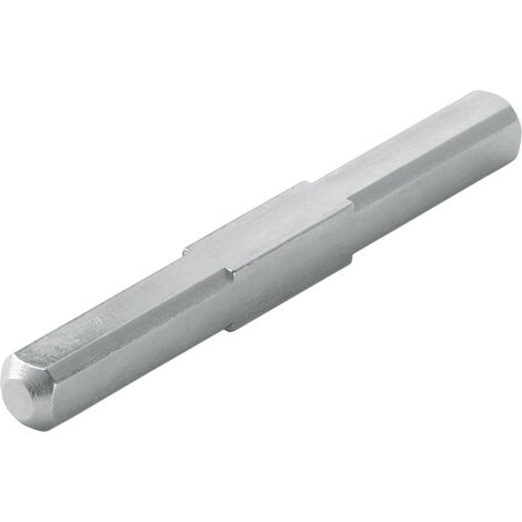 HOPPE® Vollvierkantstift, beidseitig abgerundet, Eisen 130 mm verzinkt