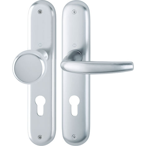 HOPPE® Wechselgarnitur mit Langschild Atlanta 53/273P/1530, Aluminium, 2791926